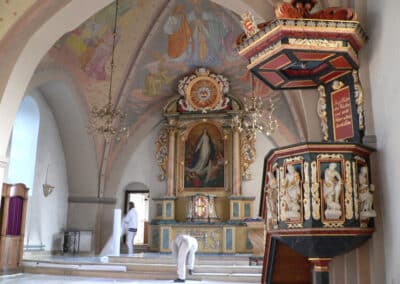 2006 Innenrenovierung der kath. Kirche St. Marien in Oythe
