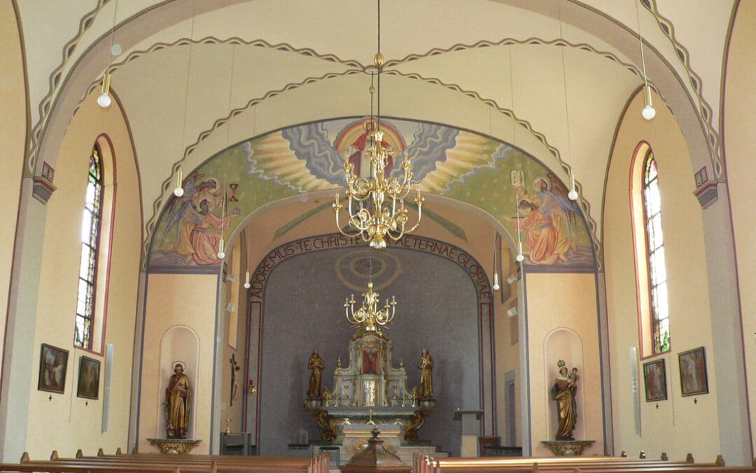 2009 Innenrenovierung der kath. Kirche in Benstrup
