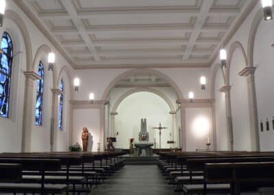 2018 Innenrenovierung der Katholischen Herz-Jesu-Kirche in Kroge