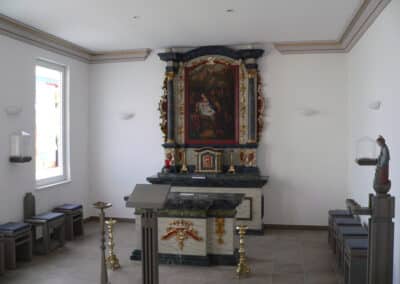2017 Restaurierungsarbeiten in der Kapelle des Bischöflich Münsterischen Offizialat in Vechta